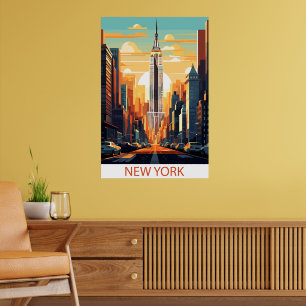 Reise-Wandposter New York City Poster