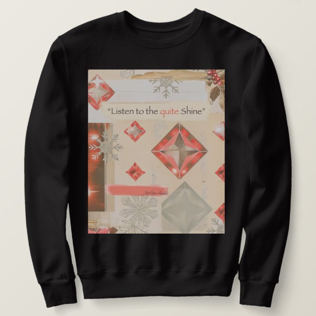 Reise & Warmes Licht – Sweatshirt (Design vorne)
