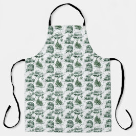 Reise Weihnachtsgeschenk Tasche | grün Schürze