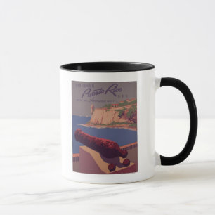 Reise-Werbeplakat 2 Tasse