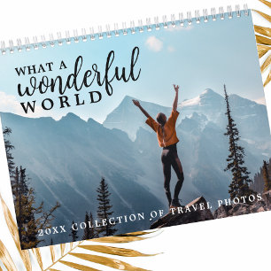 Reise-Zitate und Foto-Collage-Abenteuer 2027 Kalender