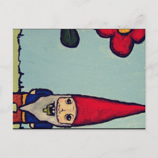Reise Zombie Gnome Post Card Postkarte