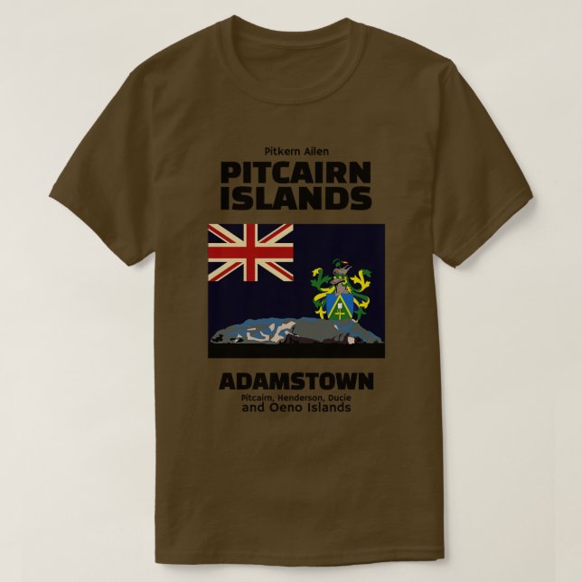 Reise zu den Pitcairn-Inseln T-Shirt (Design vorne)