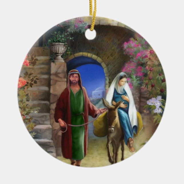 Reise zu doppelter mit Seiten versehener Keramikornament (Vorne)