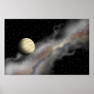 Reise zu einem unbekannten Planeten. Poster