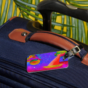 Reise zum Gepäckträger der Sterne Gepäckanhänger
