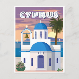 Reise zum Griechenland der Vergangenheit Santorin Postkarte
