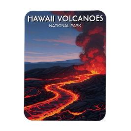 Reise zum Hawaii-Vulkane-Nationalpark Magnet