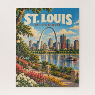 Reise zum historischen St. Louis Missouri Gateway Puzzle