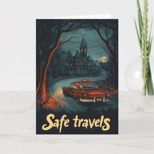 Reise zum Horror Feiertagskarte (Vorderseite)