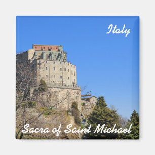 Reise zum Kloster Sacra di San Michele in Italien Magnet