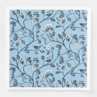 Reise zum Schloss Warbler Blue 2 Serviette