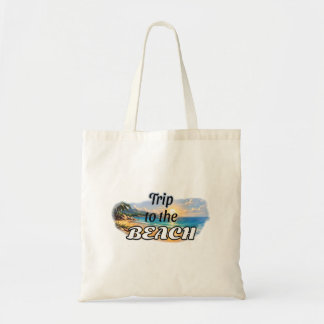 Reise zum Strand Tropisches Sonnenuntergangs-Escap Tragetasche