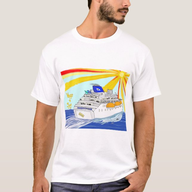 Reise zum Syzygy - Eklipse-Geleitboot T-Shirt (Vorderseite)