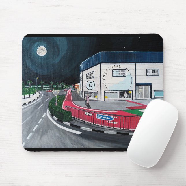 Reise zum Zahnarzt Gemälde von Alfred Fox Mousepad (Mit Mouse)