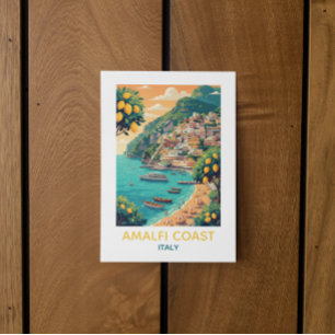 Reise zur Amalfi-Küste mit Zitronenhain Italien Vi Postkarte