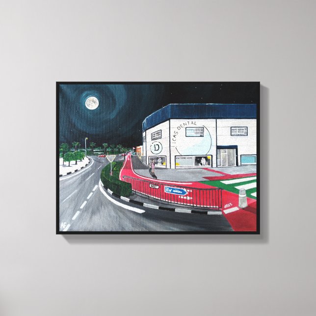 Reise zur Zahnzeichnung durch Alfred Fox Leinwanddruck (Vorderseite)