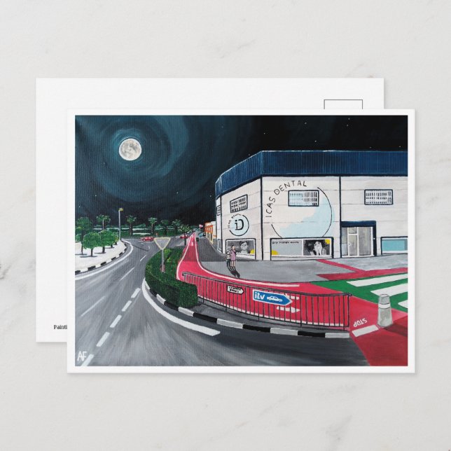 Reise zur Zahnzeichnung durch Alfred Fox Postkarte (Vorne/Hinten)