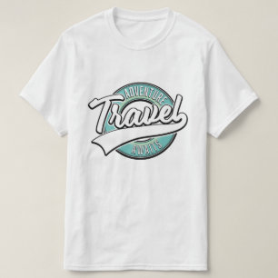 Reiseabenteuer erwartet Vintage-Logo T-Shirt