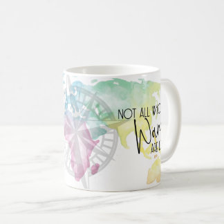 Reiseabenteuer Wander nicht die Tasse des Kaffees