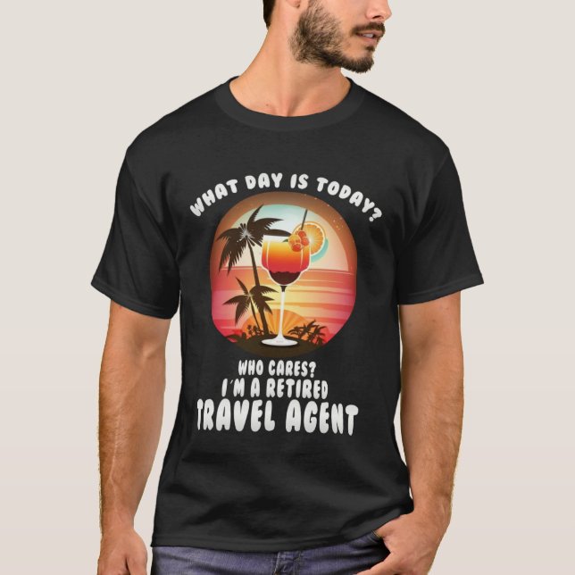 Reiseagent im Ruhestand  Rentner T-Shirt (Vorderseite)