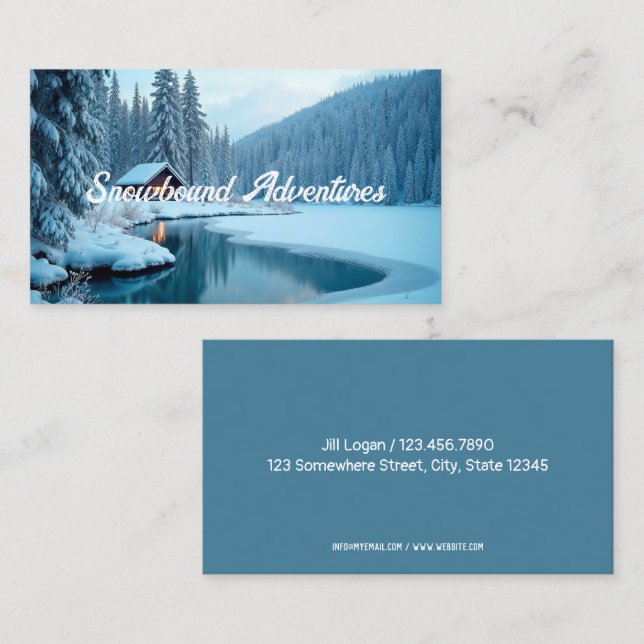 Reiseagent Visitenkarte (Vorne/Hinten)