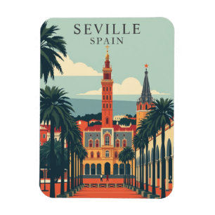 Reiseandenken an die Kathedrale von Sevilla, Spani Magnet