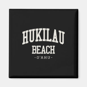 Reiseandenken aus vergangenen Tagen Hukilau Beach Magnet