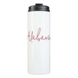Reiseandenken-Geschenk aus Alabama Thermosbecher