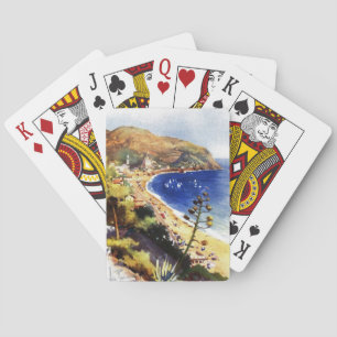 Reiseandenken Levanto Genua Italien Tourismus Spielkarten