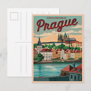 Reiseandenken Prag Stadt Tschechische Republik Ges Postkarte