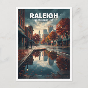 Reiseandenken Raleigh North Carolina Postkarte
