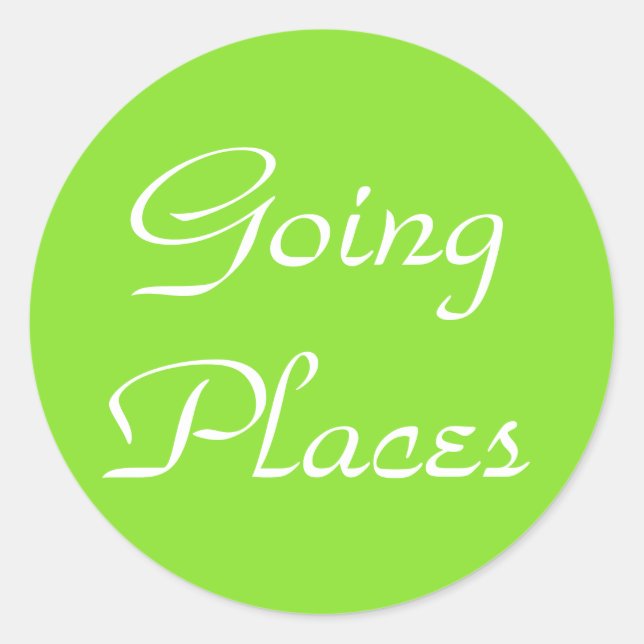 Reiseaufkleber Runder Aufkleber (Vorderseite)