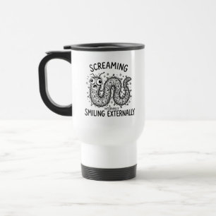 Reisebecher Wiggly Worm Lustiger Pendler Freund