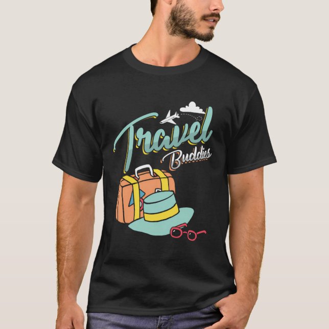 Reisebuddies Sommer Urlaub Urlaub Reisen T-Shirt (Vorderseite)