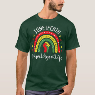Reisebüro Juneteenth feiert schwarze Freiheit T-Shirt