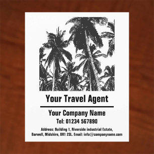 Reisebüro- & Reiseagentur-Design Flyer