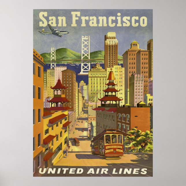 Reisebüro, San Francisco Poster (Vorne)