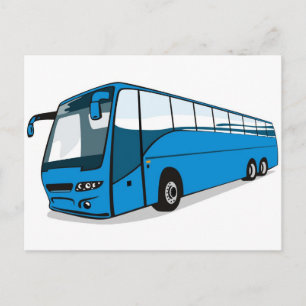 Reisebusverkehr Postkarte