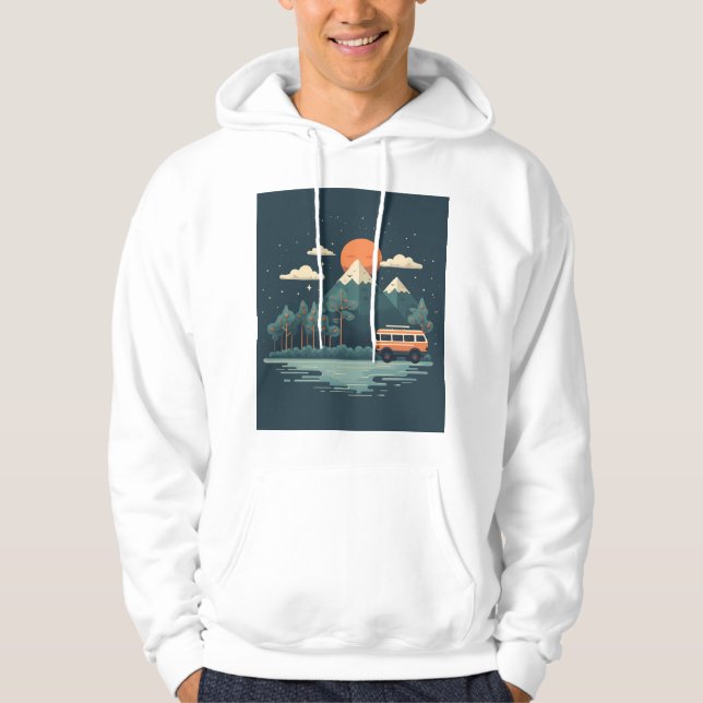 Reisedesign Hoodie (Vorderseite)