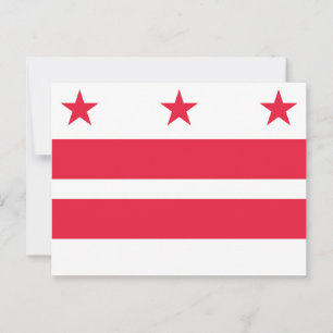 Reiseflagge des Bundesstaates Washington Postkarte