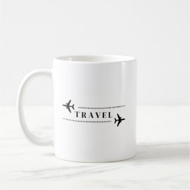 Reiseflugzeug T-Shirt Kaffeetasse