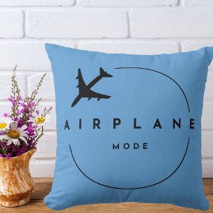 Reiseflugzeugmodus minimalistischer moderner Luftv Kissen