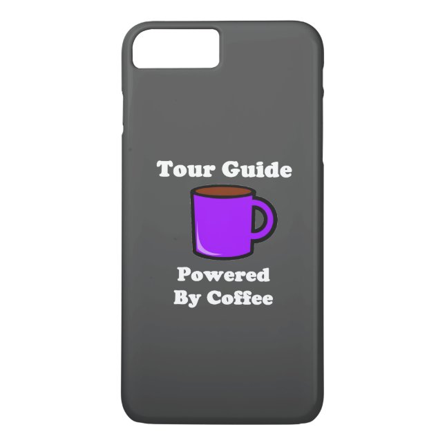 "Reiseführer" angetrieben durch Kaffee Case-Mate iPhone Hülle (Rückseite)