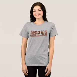 Reiseführer Arches-Nationalpark Tri-Blend Shirt