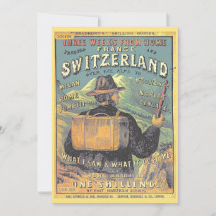 Reiseführer für die Schweiz und die Alpen aus der Karte