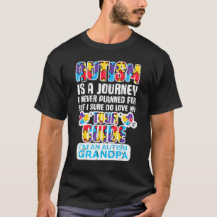 Reiseführer Großvater für Männer mit Autismus-Reis T-Shirt