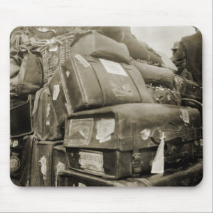 Reisegepäck Fuhrmann Wagen Koffer aus den 1890er J Mousepad