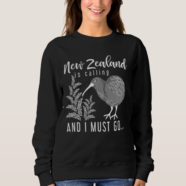 Reisegepäck Kiwi Neuseeland Sweatshirt (Vorderseite)