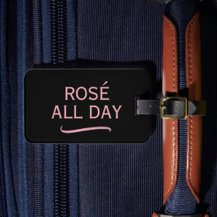 Reisegepäckanhänger 'Rosé All Day' für Weinliebhab Gepäckanhänger
